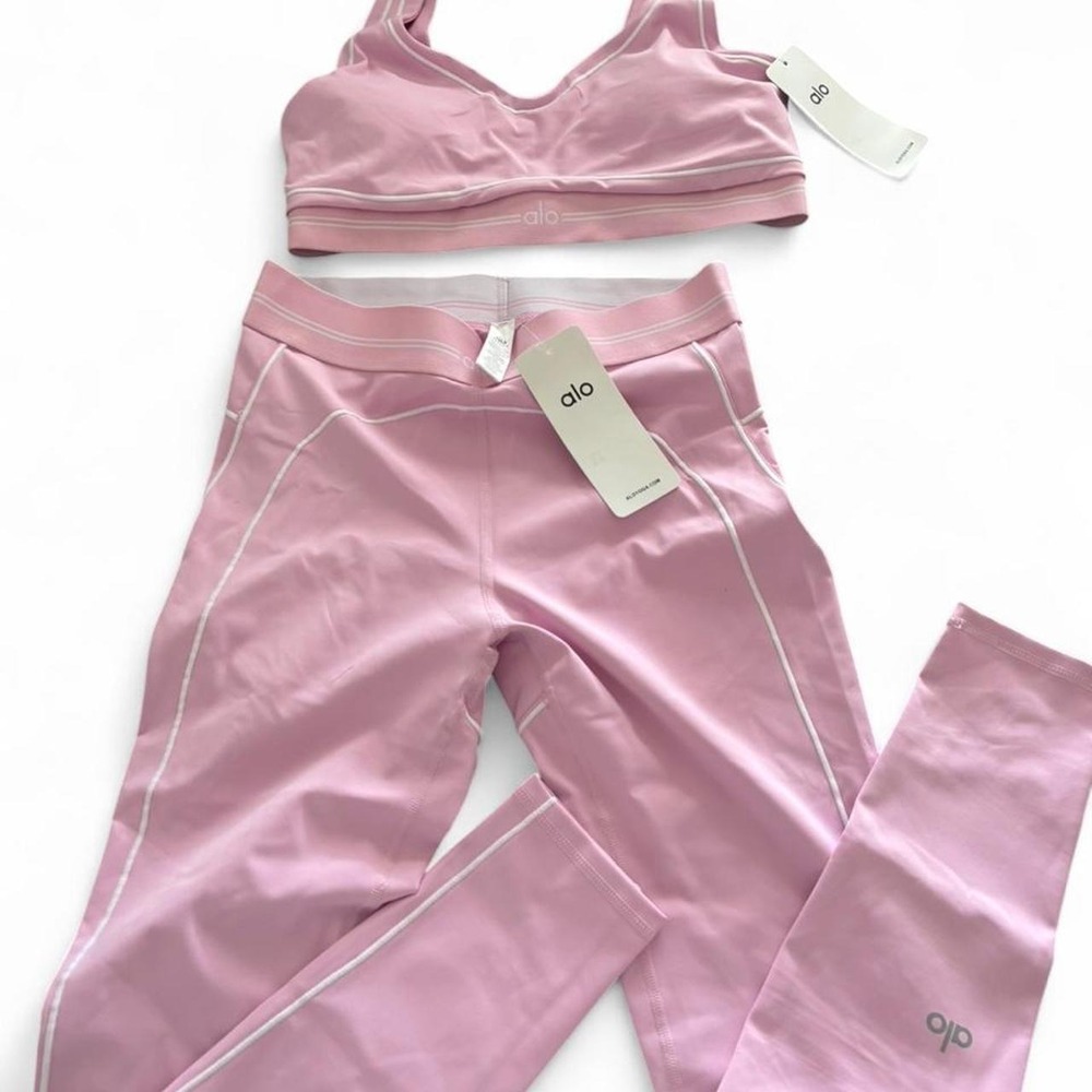Alo Yoga Pink Matching Activewear Set – Size XL (NWT) - Picture 6 of 8